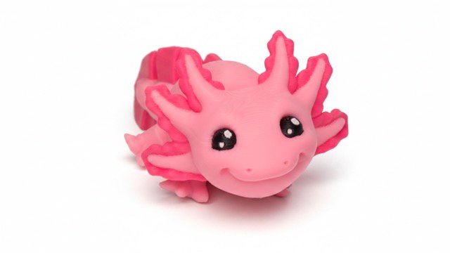 Rozā Aksolotls – BittyBeasts - Image 2
