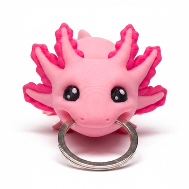 Rozā Aksolotls – BittyBeasts - Image 3