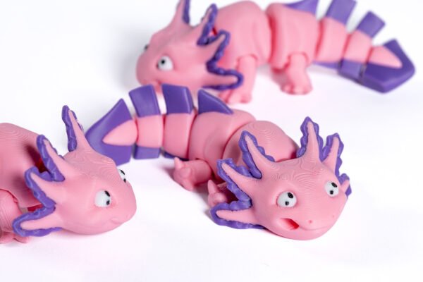 Rozā Aksolotls – BittyBeasts - Image 2
