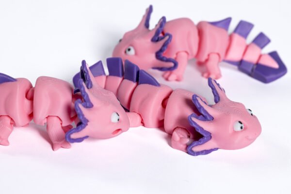 Rozā Aksolotls – BittyBeasts - Image 4