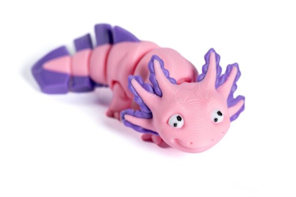 Rozā Aksolotls – BittyBeasts - Image 5