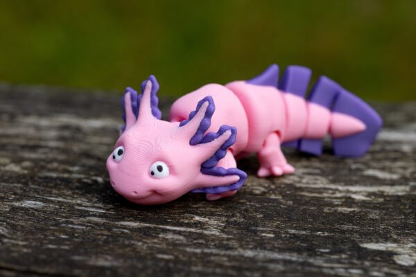 Rozā Aksolotls – BittyBeasts