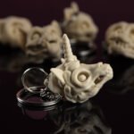 Skeleton Keychain - Tu neesi pūlis! Tu ESI īpašs! - Vienradzis, Bēša (kaulu)