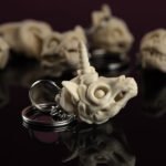 Skeleton Keychain - Tu neesi pūlis! Tu ESI īpašs! - Vienradzis, Balta