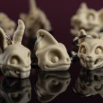 Skeleton Keychain - Tu neesi pūlis! Tu ESI īpašs! - Vāvere, Bēša (kaulu)