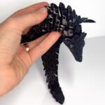 Gumijas pangolīni - melns