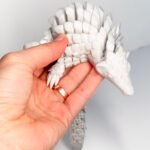 Gumijas pangolīni - balts